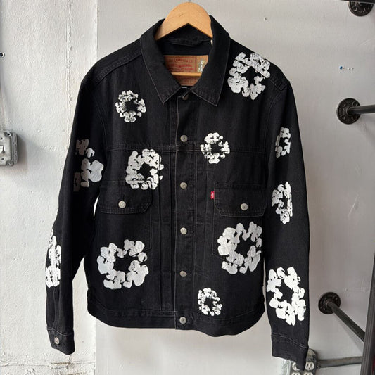 DENIM TEARS WREATH DENIM JACKET SZ.L