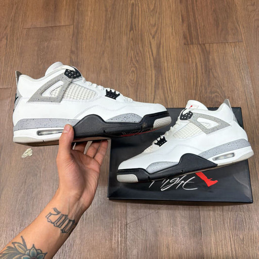 WHITE CEMENT JORDAN 4 SZ 12 (BOX)
