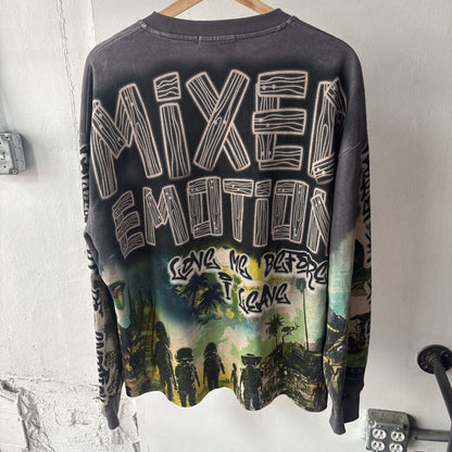 MIXED EMOTION SPACE TEE SZ XL