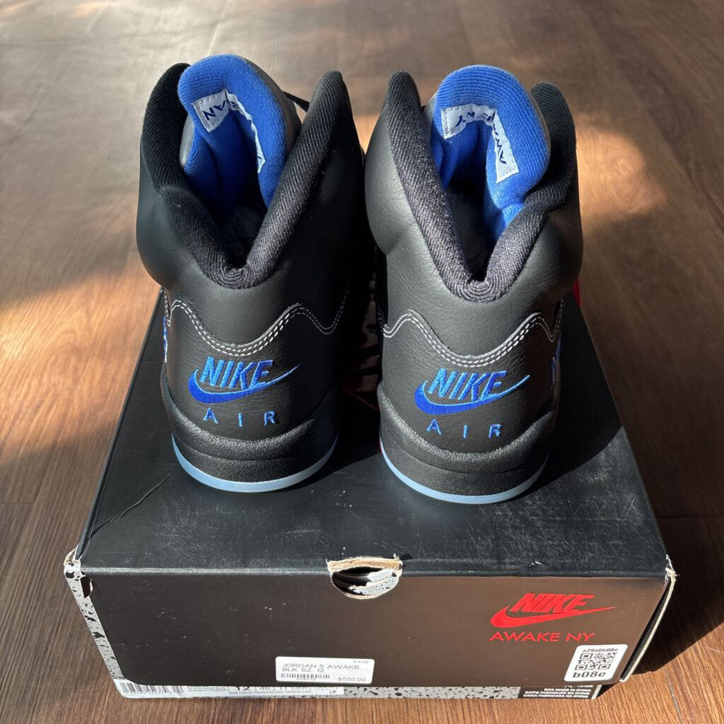 JORDAN 5 AWAKE BLK SZ. 12