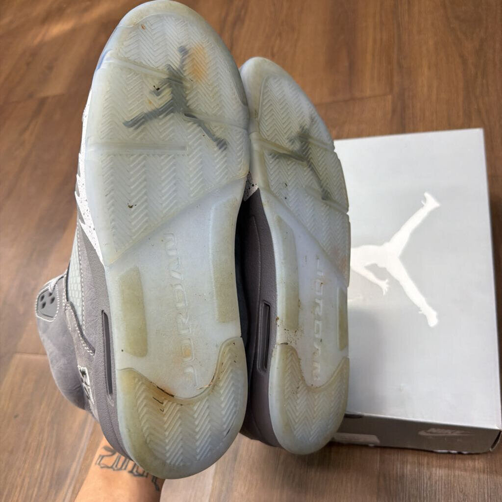 WOLF GREY JORDAN 5 SZ 12 (BOX)