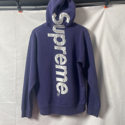 Purple Supreme Back Logo hoodie Sz. M