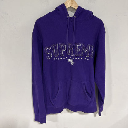 SUPREME RHINESTONE HOODIE SZ L
