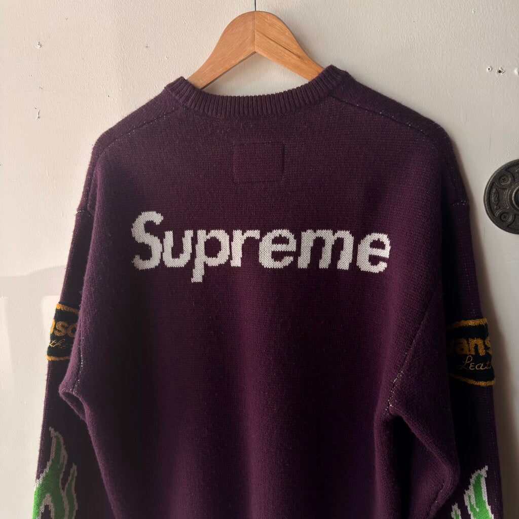 SUPREME VANSON SWEATER SZ.M