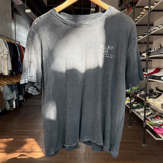 RASPBERRY WASHED TEE SZ S