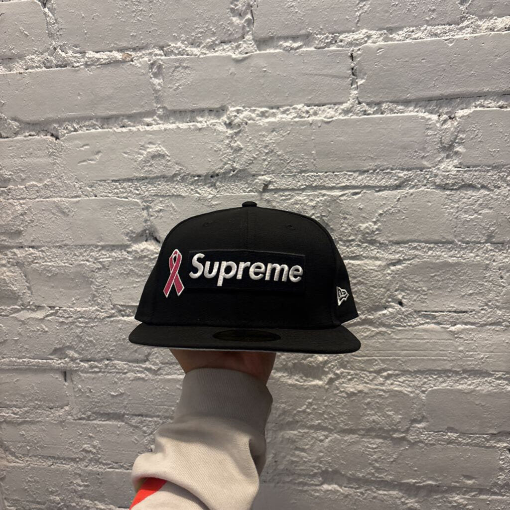 SUMPREME BREAST CANCE HAT SZ 7 1/2