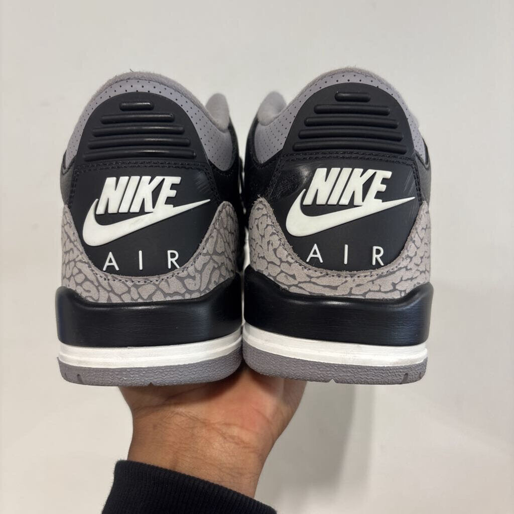 AIR JORDAN 3 " BLACK CEMENT " SZ. 7