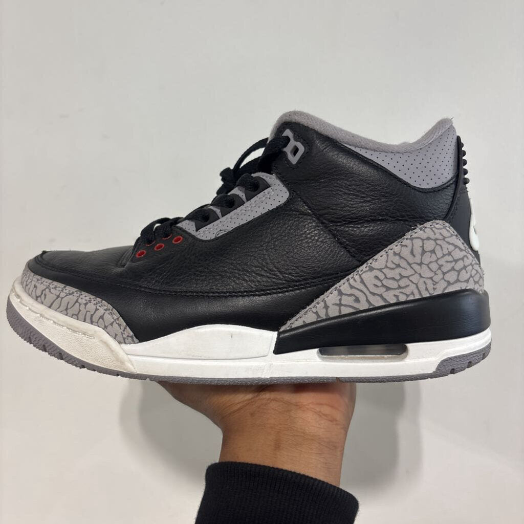 AIR JORDAN 3 " BLACK CEMENT " SZ. 7