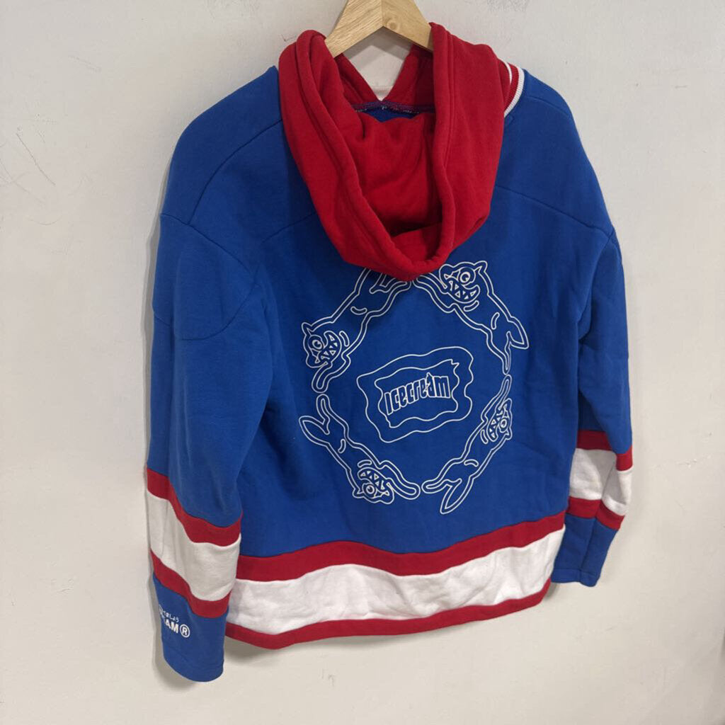 ICE CREAM JERSEY HOODIE SZ S