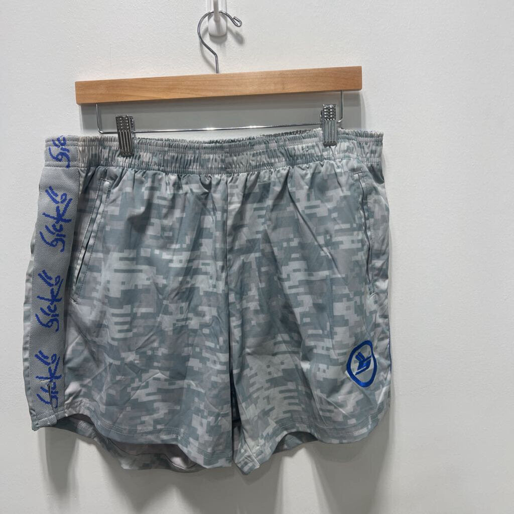 SICKO SHORTS SZ XL GREY CAMO