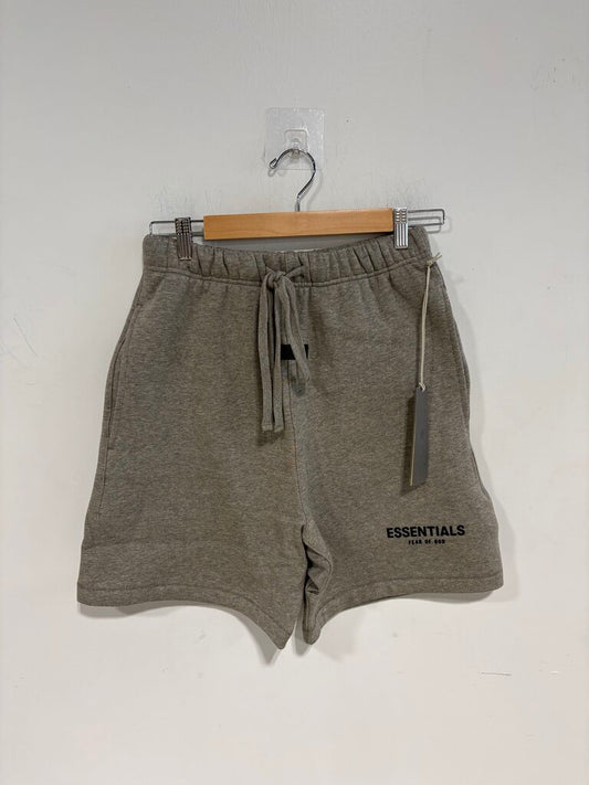 ESSENTIALS SHORTS DARK GREY SZ XS