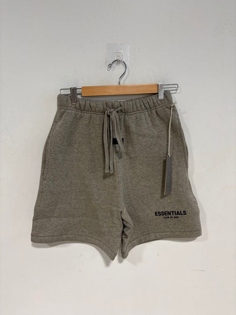 ESSENTIALS SHORTS DARK GREY SZ S