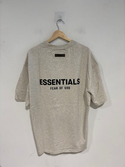 ESSENTIALS TEE LIGHT GREY SZ XL