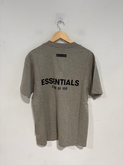 ESSENTIALS TEE DARK GREY SZ M