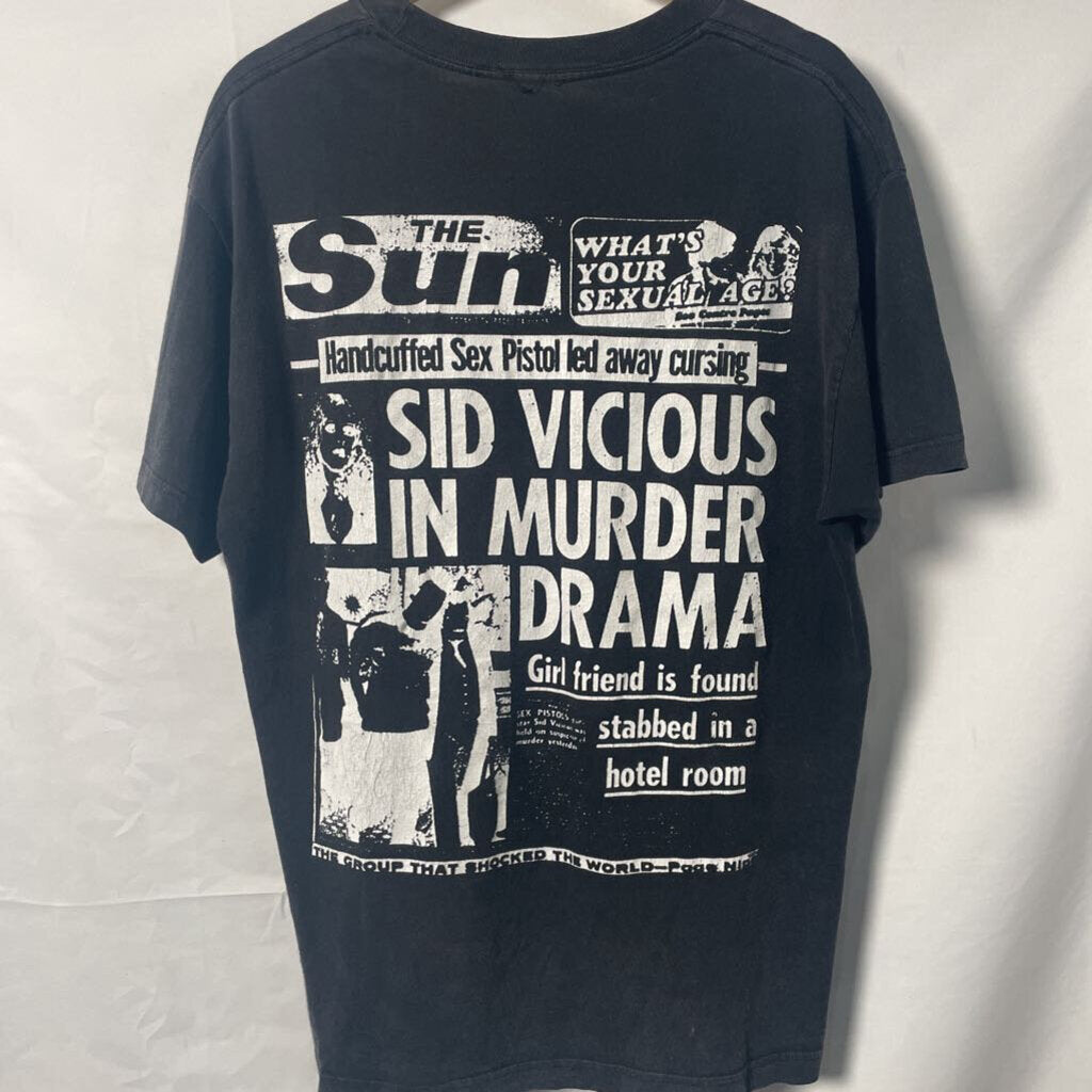 Super Radical Black Tee Sz. L