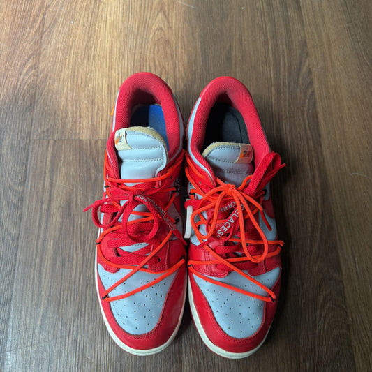 OFF WHITE DUNKS UNI RED SZ 11.5(NO BOX)