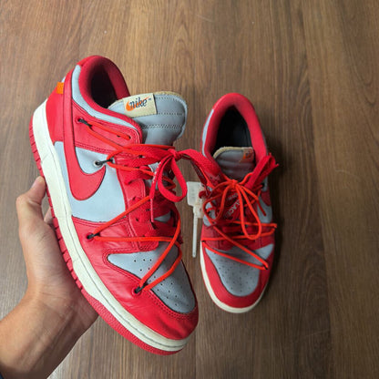 OFF WHITE DUNKS UNI RED SZ 11.5(NO BOX)