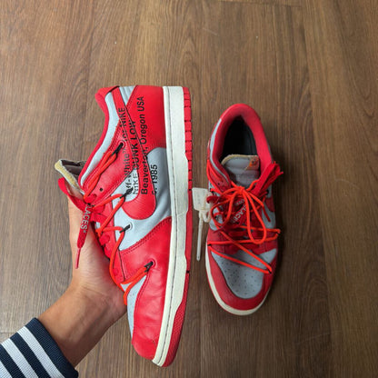 OFF WHITE DUNKS UNI RED SZ 11.5(NO BOX)