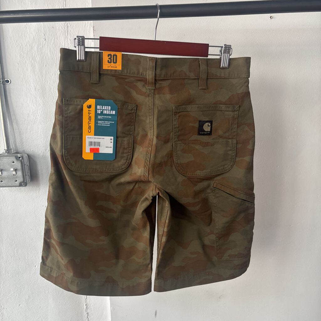 CARHARTT CAMO SHORTS SZ.30