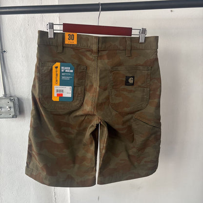CARHARTT CAMO SHORTS SZ.30
