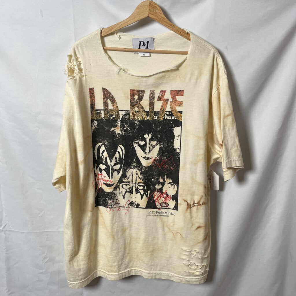 Profite Minded Kiss Tee Sz. Xl
