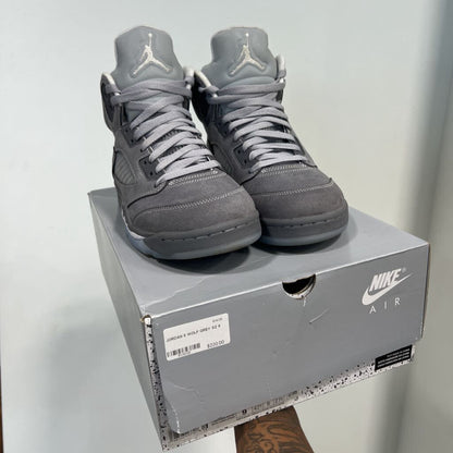 JORDAN 5 WOLF GREY SZ 9