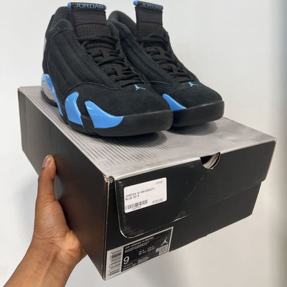 JORDAN 14 UNIVERSITY BLUE SZ 9