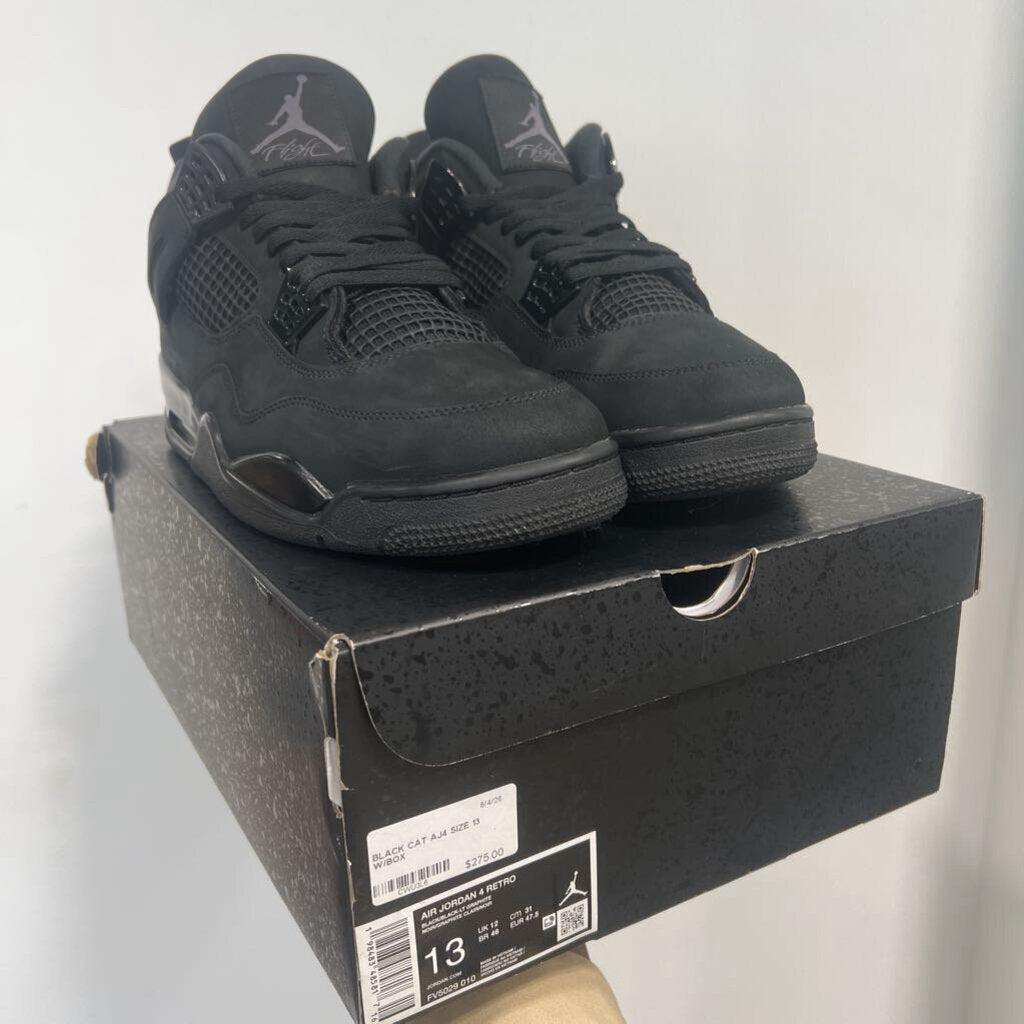 BLACK CAT AJ4 SIZE 13 W/BOX