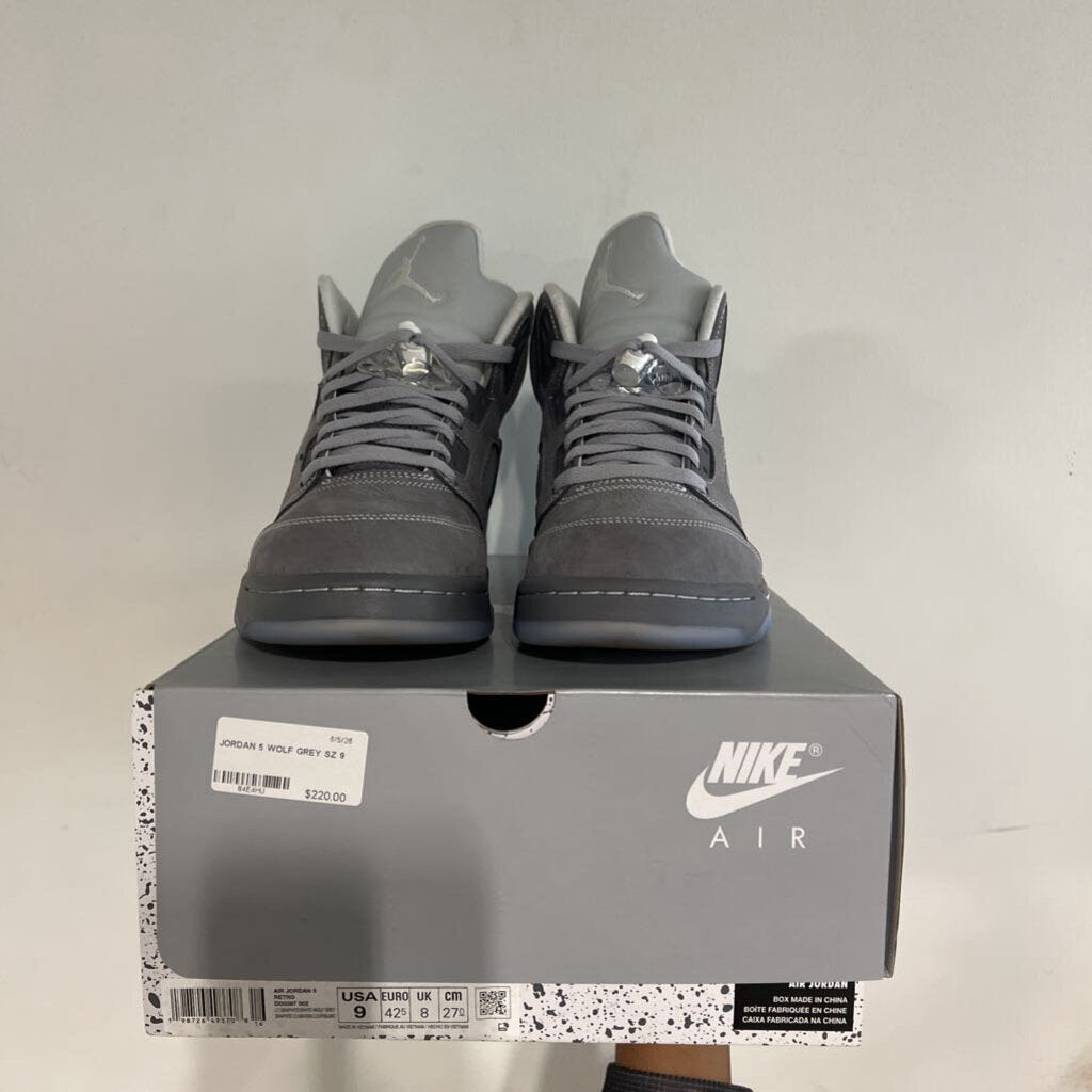 JORDAN 5 WOLF GREY SZ 9
