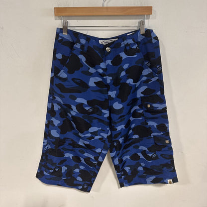 BABYMILO BLUE CAMO SHORTS SZ 30