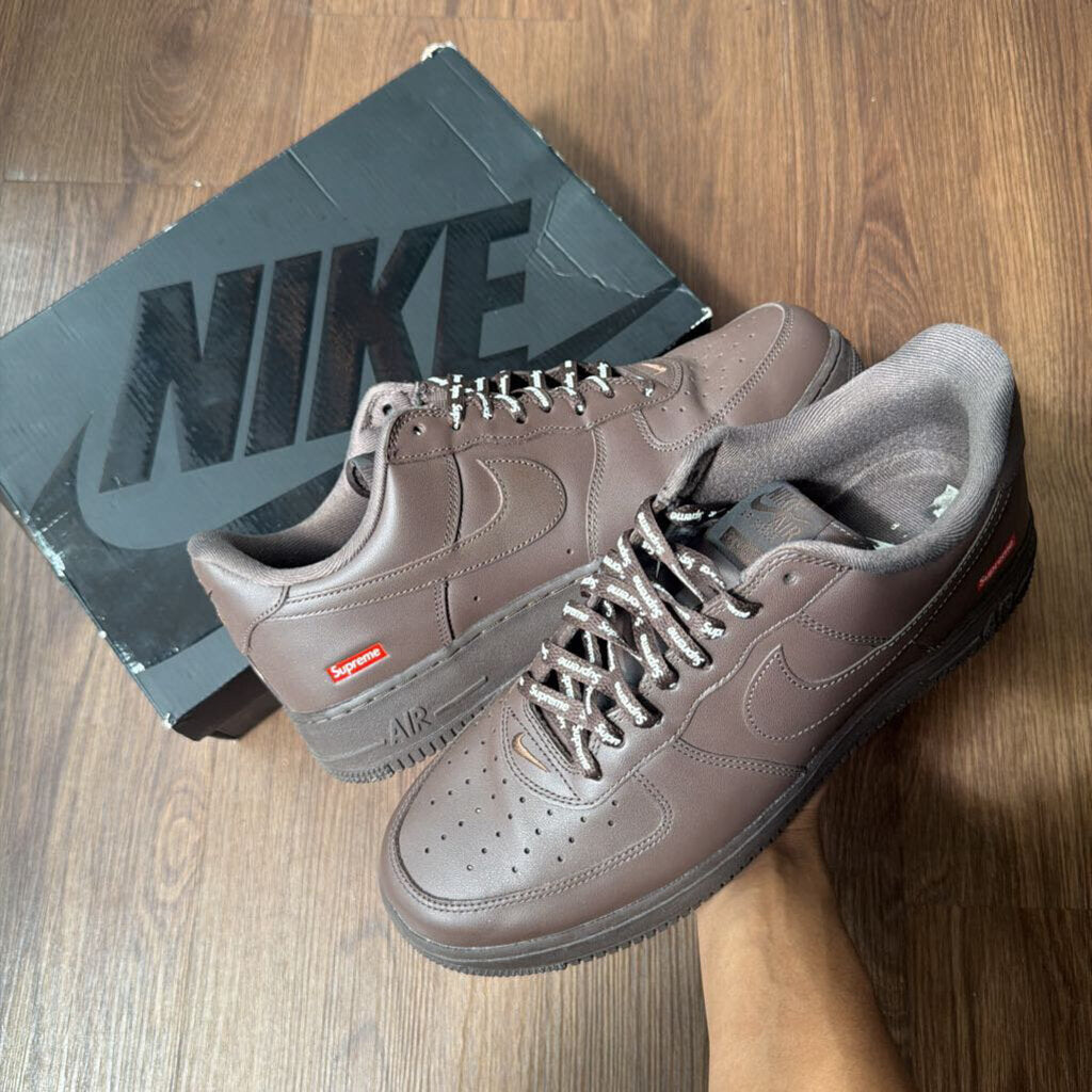 BROWN SUPREME AF1 SZ 12