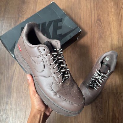 BROWN SUPREME AF1 SZ 12