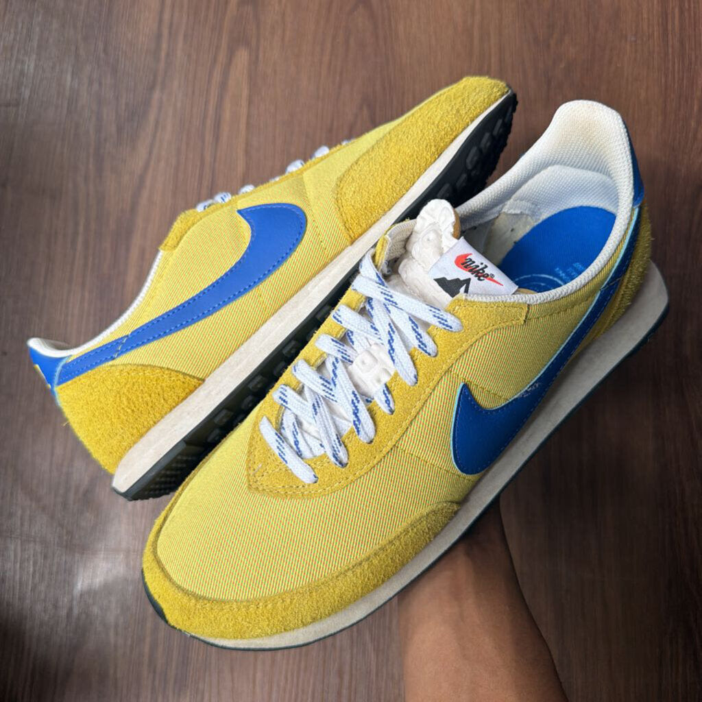 YELLOW NIKE SCAI TRAINERS SZ10.5