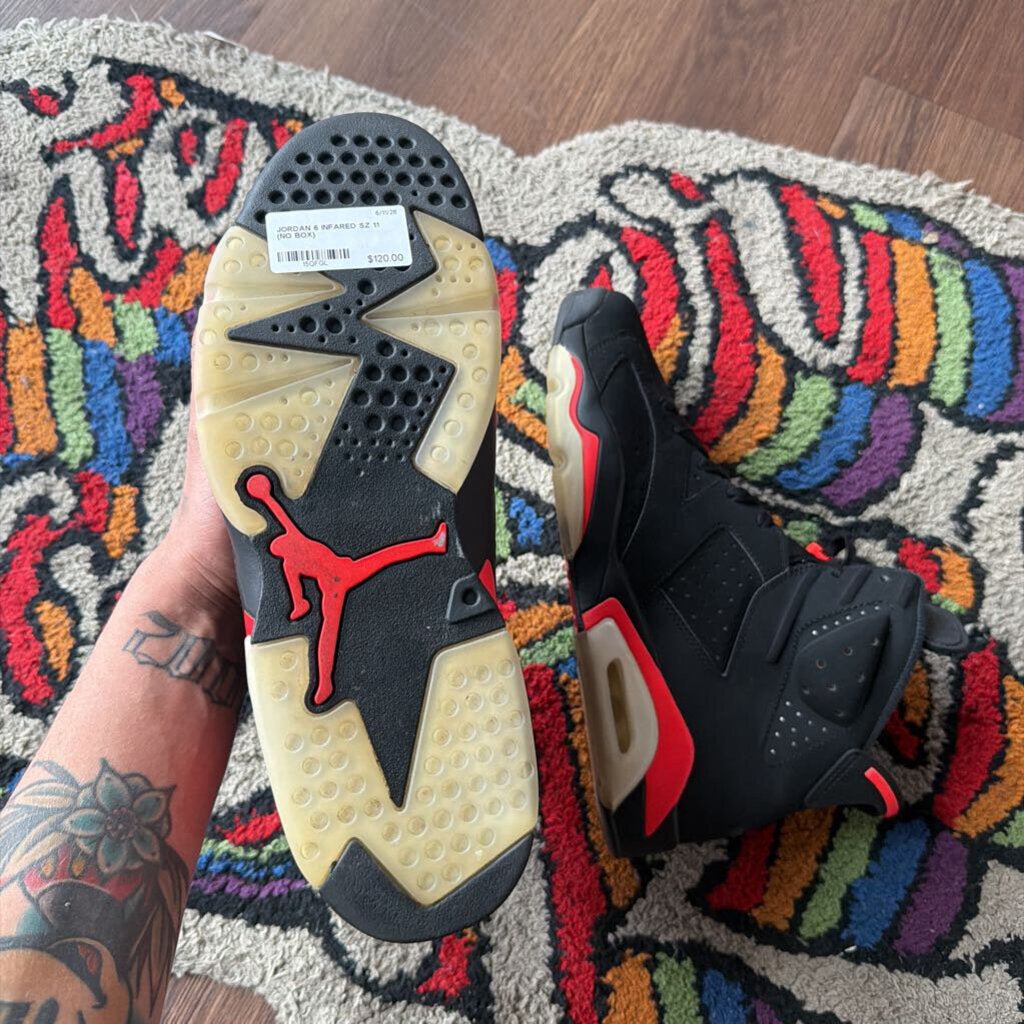 JORDAN 6 INFARED SZ 11 (NO BOX)