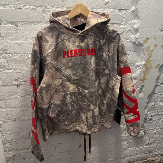 PLEASURES HOODIE SZ L