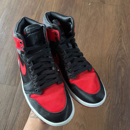 AIR JORDAN 1 " SATIN BRED " 7.5W