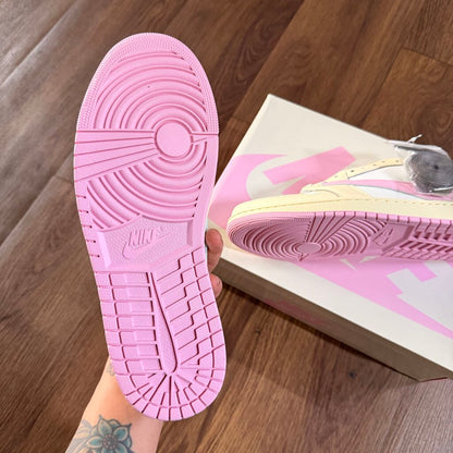 AIR JORDAN 1 LOW X TS " SHY PINK SZ.10.5