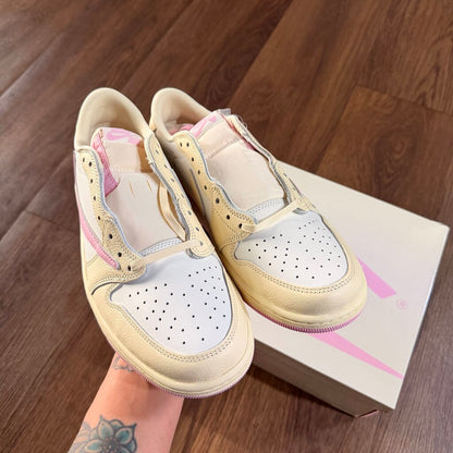 AIR JORDAN 1 LOW X TS " SHY PINK SZ.11.5