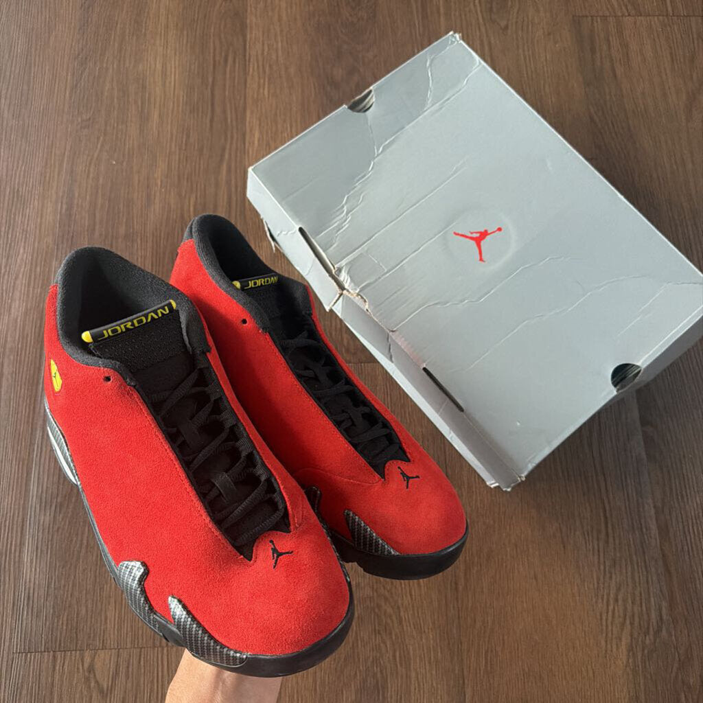 AIR JORDAN 14 " FERARRI " SZ.10.5 W BOX