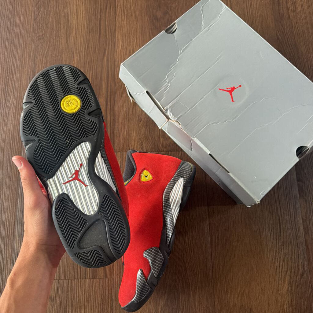 AIR JORDAN 14 " FERARRI " SZ.10.5 W BOX