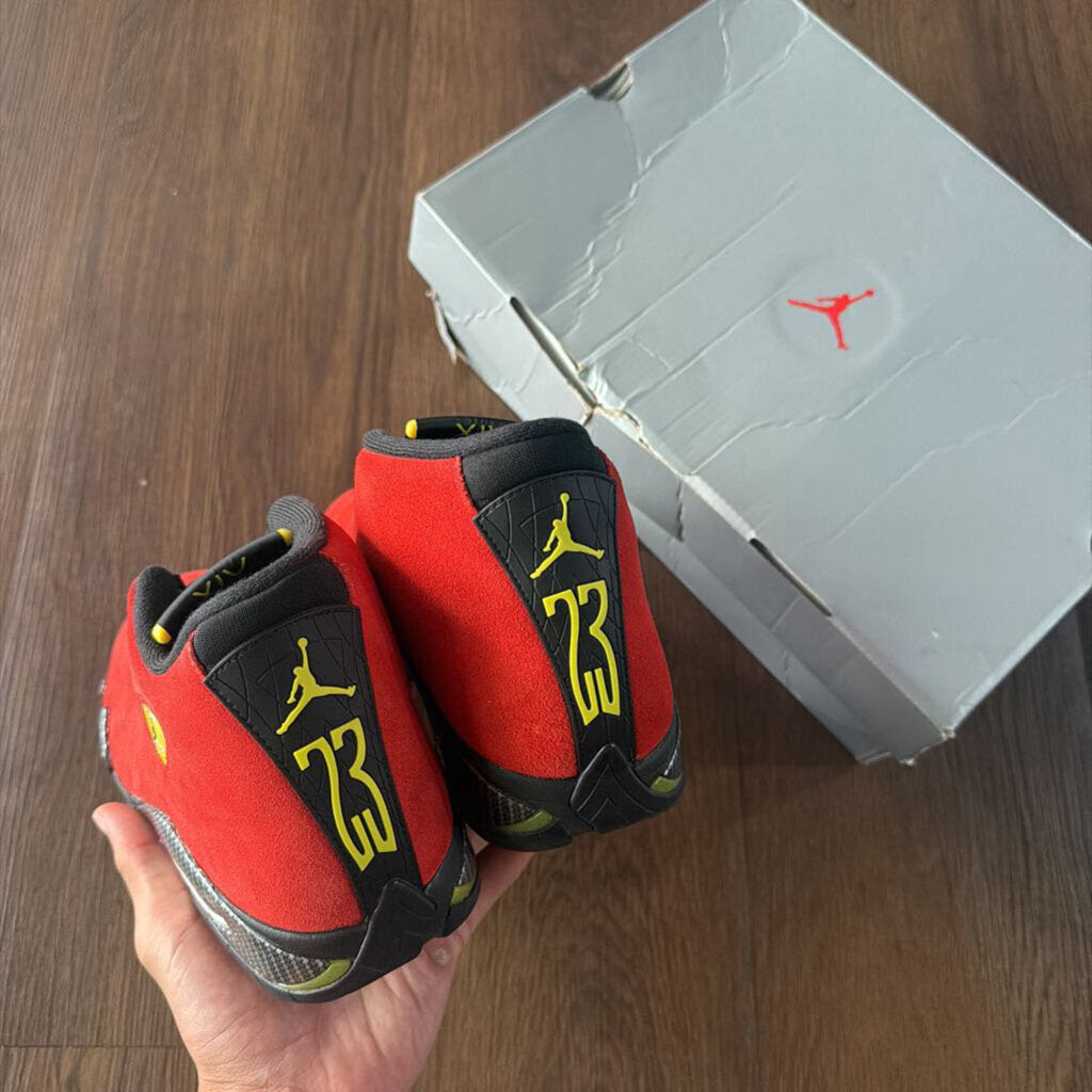 AIR JORDAN 14 " FERARRI " SZ.10.5 W BOX