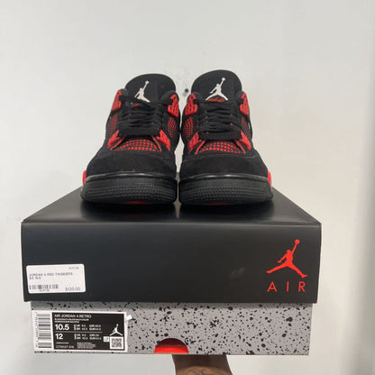 JORDAN 4 RED THUNDERS SZ 10.5