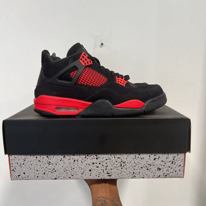 JORDAN 4 RED THUNDERS SZ 10.5
