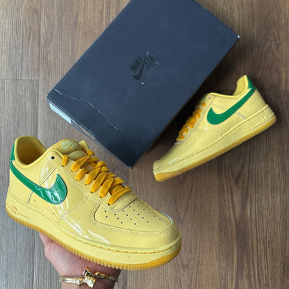 NIKE AIR FORCE PATENT " TOPAZ " SZ.8.5