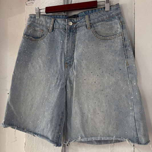 HMDD RHINESTONE SHORTS SZ.M
