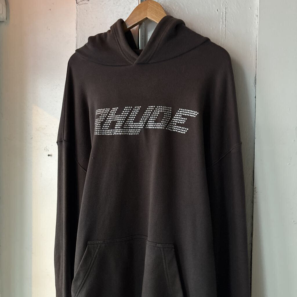 RHUDE RHINESTONE HOODIE SZ. XL