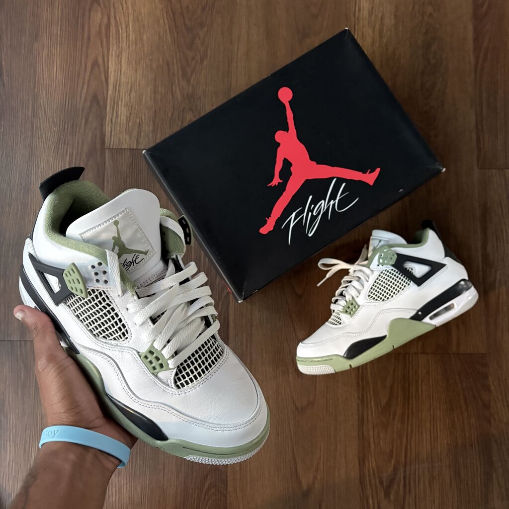 JORDAN 4 SEAFOAM SZ. 10.5W (BOX)