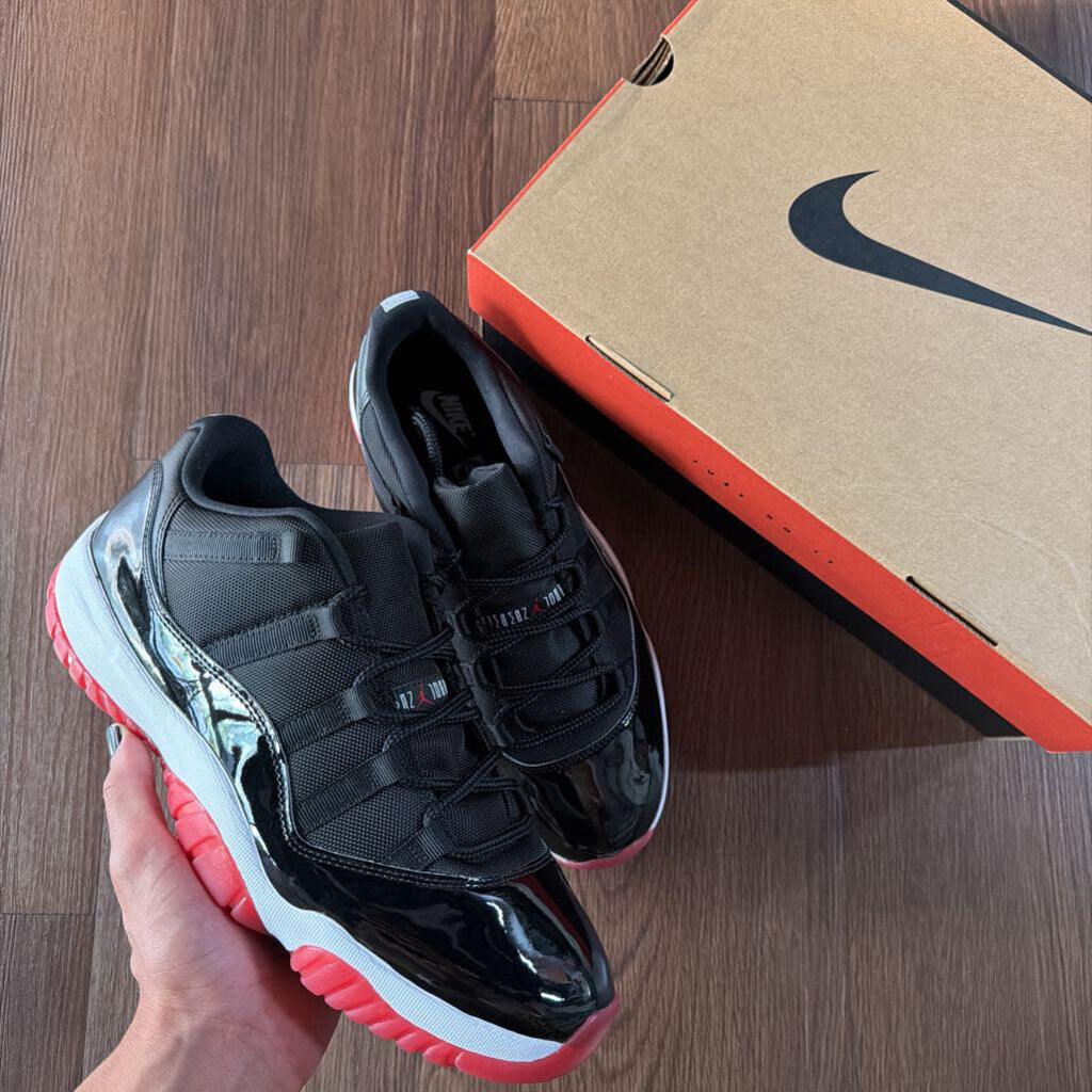 AIR JORDAN 11 LOW " BRED " SZ.12