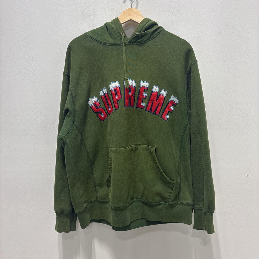 SUPREME ICY ARC HOODIE SZ M