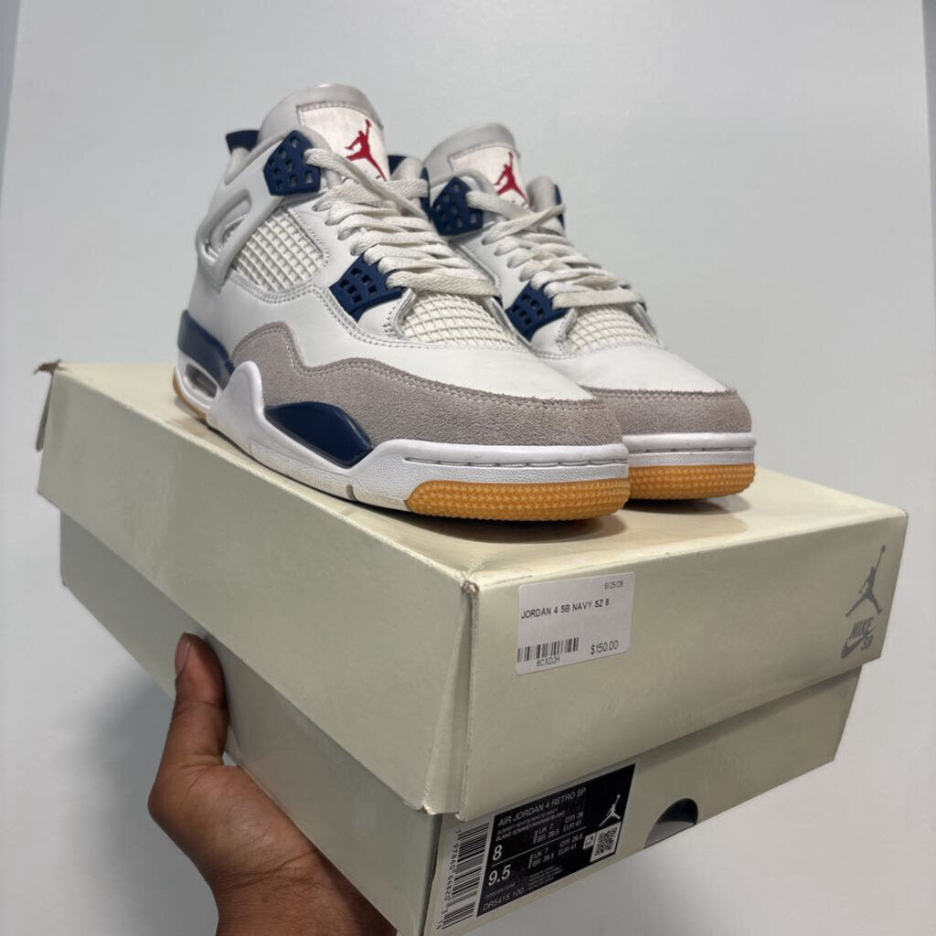 JORDAN 4 SB NAVY SZ 8